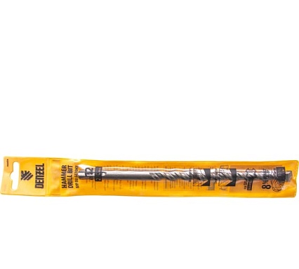 Бур по бетону, двойная спираль, Cobalt W-tip (12x210 мм; SDS PLUS) Denzel 705024