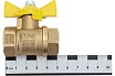 Шаровой кран для газа Valfex 1/2" ВР/ВР ручка-бабочка, латунный 11Б27фтМ VF.277.LB3.012.Bir