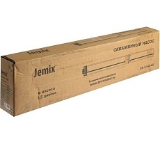Скважинный насос JEMIX СН 3.5-2-45, Ø 3.5&quot;, 550 вт, макс.напор 60 м, ном.напор 45 м, при 2 куб.м./ч, 9 ступеней, крыльчатка пластик, встроенное управление СН 3,5-2-45, 35м