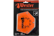 Уголок магнитный для сварки WMCT75 (углы 30/45/60/75/90/135; до 35 кг) Wester 344442