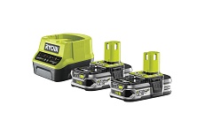 Набор Ryobi ONE+ RC18120-215 5133003361 аккумулятор (18 В; 1.5 А*ч; Li-Ion) 2 шт. и зарядное устройство RC18120