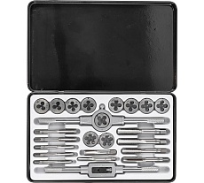 Набор метчиков и плашек Rockforce метрический 24 предметов RF-M024-1(10457)