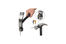 Молоток с гвоздодером TACTIX Max-Impact 450 гр 221057