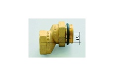 Коллекторный переход Tiemme 1&quot; эксцентрический (смещ.15 мм) 1500444 / 1513G0606