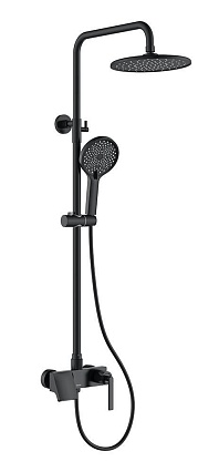 Душевая стойка Black&White Gravity GL-9103-MB черный матовый Душевая стойка Black&White Gravity GL-9103-MB черный матовый