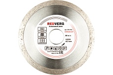 Круг алмазный сплошной по керамограниту и плитке (115х22.23 мм) Redverg 6621280