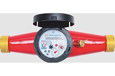 Универсальный счетчик воды ЭКО НОМ СВ ДЛ-25 латунь с КМЧ СВДЛ25-003