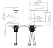 Смеситель для раковины Vincea Салют (Salute) VBF-4SA1GM вороненая сталь