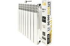 Радиатор алюминиевый секционный STI ECO RUS AL 500/96 8 секций (цвет - белый), D220-00182