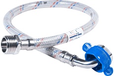 Гибкая подводка для воды ЦС нейлон, 1/2”Шх1/2&quot;Г-угол L-50 см, штука ГП002156