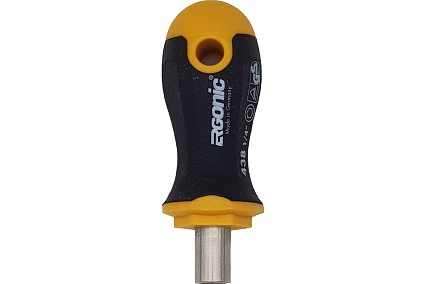Отвертка под биты Felo Ergonic 1/4" Stubby 46902640