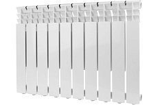 Алюминиевый радиатор Rommer Optima 500 10 секций RAL9016 89559