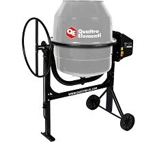 Бетоносмеситель Quattro Elementi Terra 220 1000 Вт, 220 л, 23 об/м, замес 129 л, чугунный венец 918-008