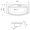 Раковина De Aqua Токката WT 051 90 см