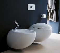 Подвесной унитаз Laufen Alessi 8.2097.6.400.000.1 безободковый, с покр. LLC
