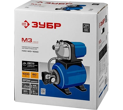 Насосная станция Зубр МАСТЕР НАС-М3-1000