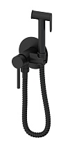 Смеситель Oliveeka Y-Line OL-829902-MB с гигиеническим душем, черный матовый