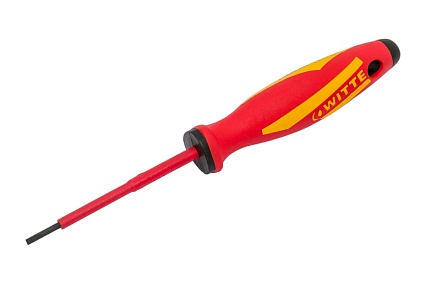 Шлицевая отвертка WITTE MAXX VDE 0,4х2,5х75 мм new 537012016