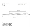 Бур SDS-MAX 32x540 мм Gigant gmt-811