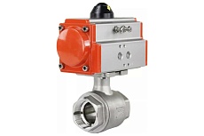 Шаровой кран DN.ru КШМП-ISO Ду80 Ру63 пневмопривод DA-083 D160-01591