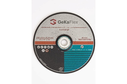 Диск шлифовальный 230x6х22 мм, 10 шт Flex Geka 10230622