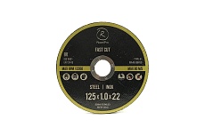Круг отрезной ROXTOP FAST CUT (50 шт; 125x1.0x22 мм; Т41) RoxelPro 105543