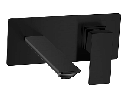 Смеситель для раковины AQUAme Savona AQM6815MB черный матовый