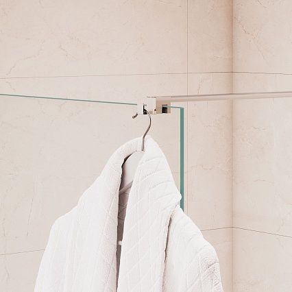 Душевая перегородка RGW Walk In WA-210 90x195 с крючком для полотенца/халата, хром, матовое  351021009-21