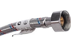 Подводка для смесителей СТМ сталь, 1/2xM10x100 см., короткий штуцер CWFSS100