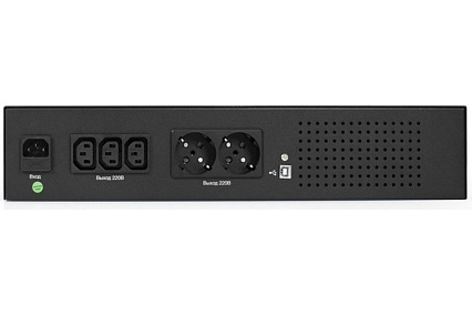 Источник бесперебойного питания Exegate ServerRM UNL-2000.LCD.AVR.2SH.3C13.USB.2U 2000VA 1200W, Color LCD, AVR, 2*Schuko+3*C13, USB, 2U, установка в стойку, Black 293851