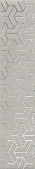 Бордюр Kerama Marazzi Ломбардиа серый 5.4х25 см, AD\B569\6398