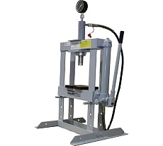 Пресс Kraftwell 10 т. настольный, с ручным приводом, цвет серый KRWPR10BD