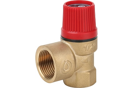 Клапан предохранительный Gappo ВР-ВР 1/2" x 3/4" x 3 бара G1455.3