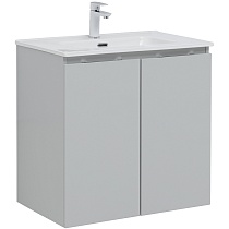 Мебель для ванной Aquanet Алвита New 70 см 2 дверцы, серый