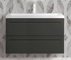 Мебель для ванной Art&Max Platino 90 см серый матовый