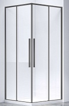 Душевой уголок Vincea Slim-N VSS-4SN8010CLGM 100x80 вороненая сталь, прозрачное