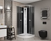 Душевая кабина Niagara Eco NG-4501-14BK BLACK 90x90 стекло с рисунком