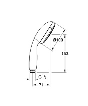 Душевая лейка Grohe Tempesta New 28261002