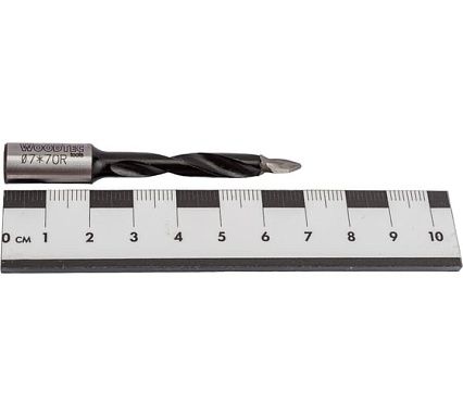 Сверло сквозное 7x35x70 мм, S10x30 мм, R Woodtec ИН 359087