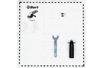 Угловая шлифовальная машина Bort BWS-905-R 98290004