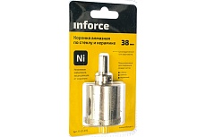 Коронка алмазная по стеклу и керамике (38 мм; 30 мм) Inforce 11-01-072