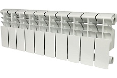 Алюминиевый радиатор Rommer Plus 200 10 секций RAL9016 89991