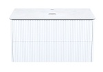Тумба под раковину Iddis Aiger 80 см со столешницей, белый матовый AIG80W0i95K