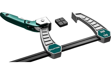 Струбцина Kraftool KL-300/120 быстрозажимная 300/120 мм, тип F, 32019-120-300