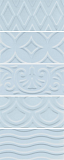Керамическая плитка Kerama Marazzi Авеллино голубой структура mix 7.4х15 см, 16015