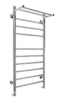 Полотенцесушитель водяной Domoterm Медея П10 500х1000, с полкой, хром