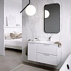 Мебель для ванной Aqwella Accent 90 см правая, белый