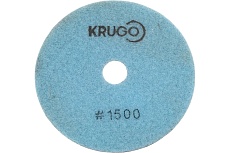 Алмазный гибкий шлифовальный круг (черепашка), 100 мм, Р1500, сухой KRUGO PPD041500