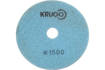 Алмазный гибкий шлифовальный круг (черепашка), 100 мм, Р1500, сухой KRUGO PPD041500