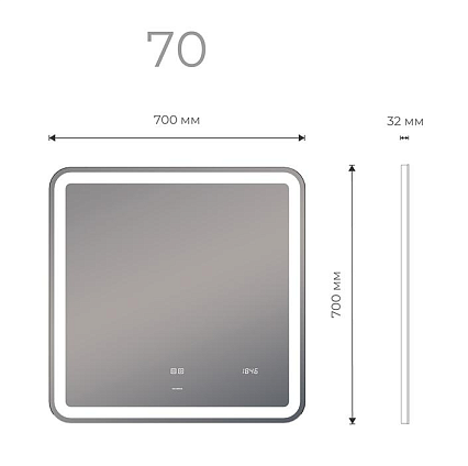 Мебель для ванной Vigo Grani 75 см напольная, 2 ящика
